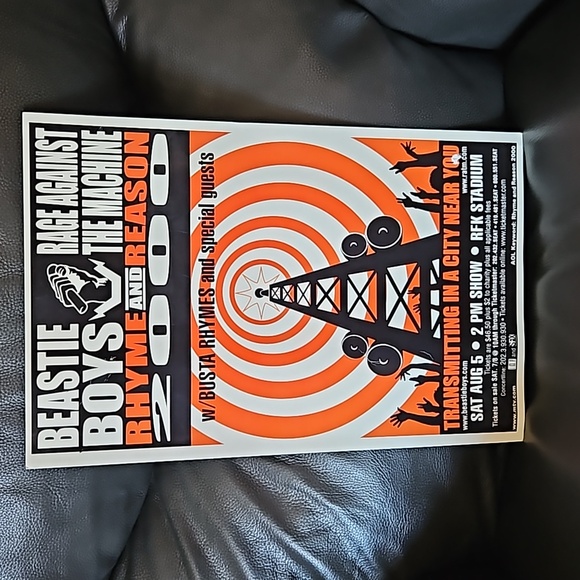 Beastie Boys, Rage Against the Machine Rhyme and Reason 2000 poster. - Picture 1 of 5